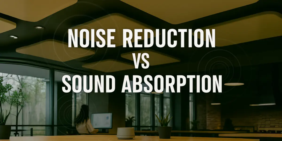 Noise Reduction vs Sound Absorption