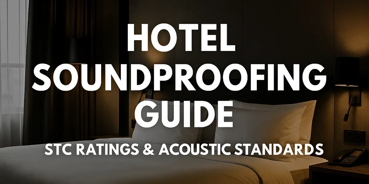 Hotel Soundproofing Guide STC Ratings Acoustics Standards