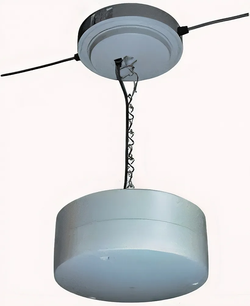 Sound Masking Emitter Unit Above Suspended Ceiling Tile