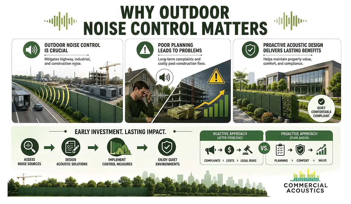 Smart Acoustic Planning Reduces Outdoor Noise Problems