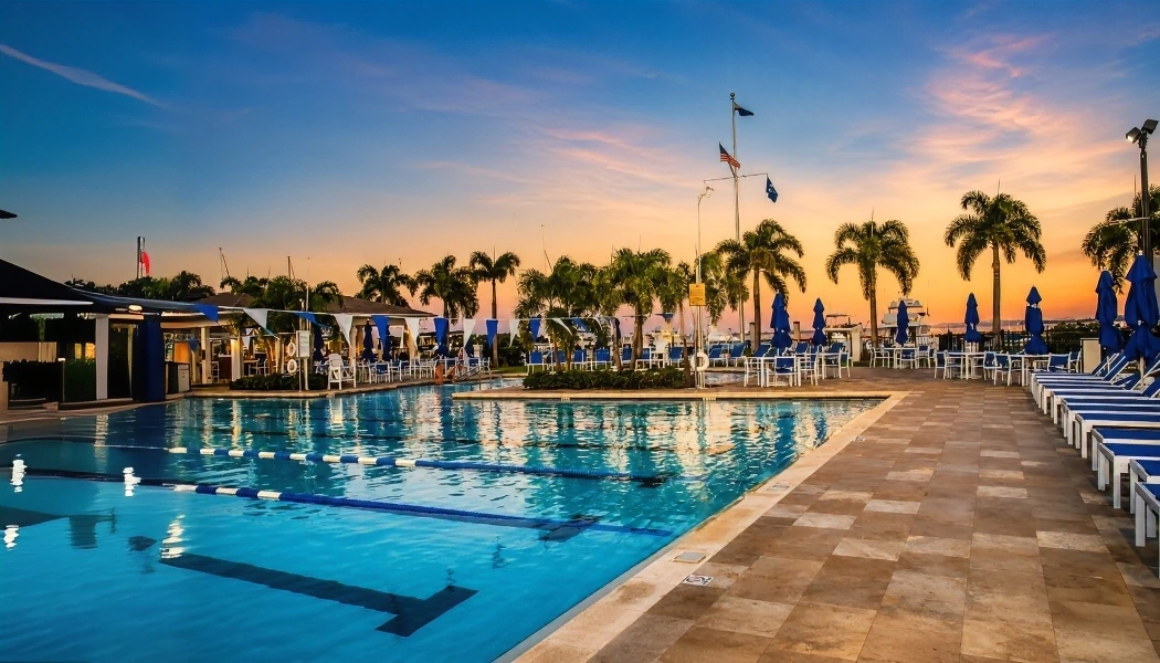 Outdoor Event Venue Noise Control: Fence Barrier at Tampa Yacht Club