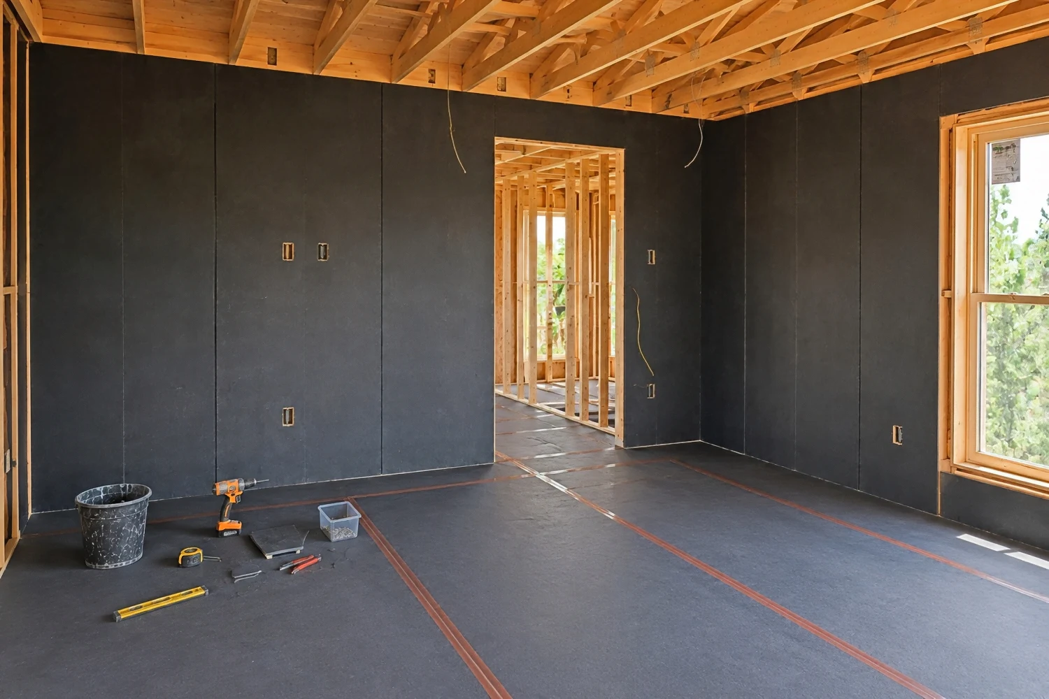 Second Floor Soundproofing IIC 45 Floor System Custom Home Tampa