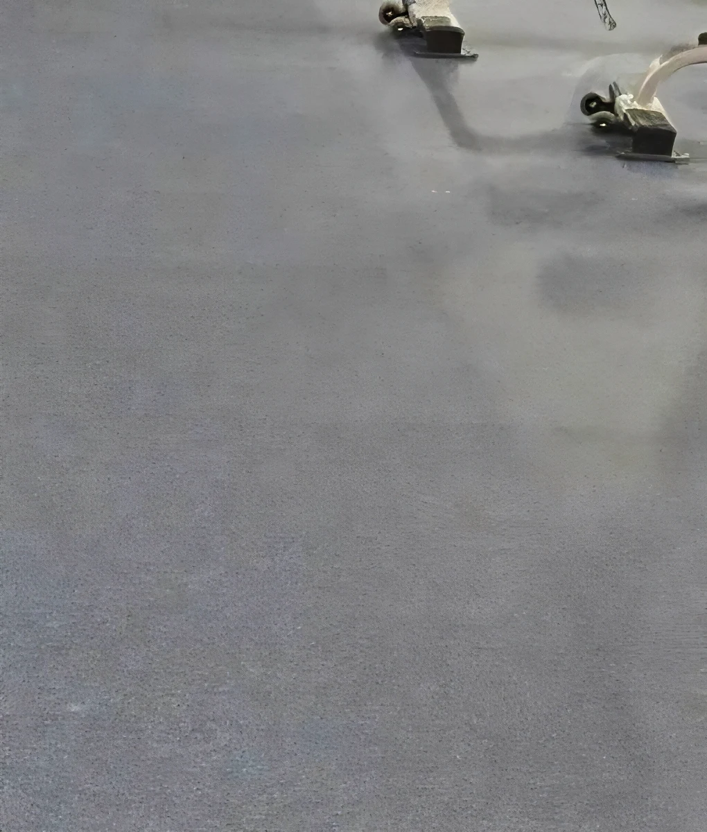 Floor Slopes Where Isolation Underlayment Was Not Applied (Photo 2)