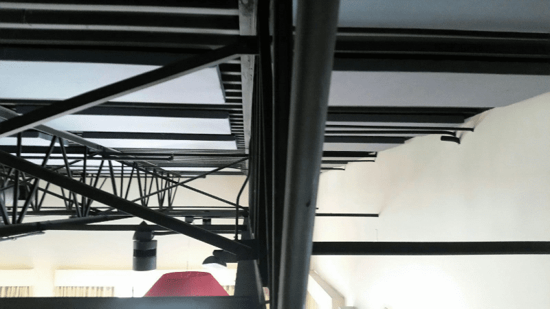 Lake Nona clubhouse interior after panel install