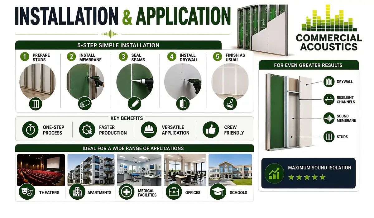Wall Blokker installs quickly for faster, high-performance soundproofing