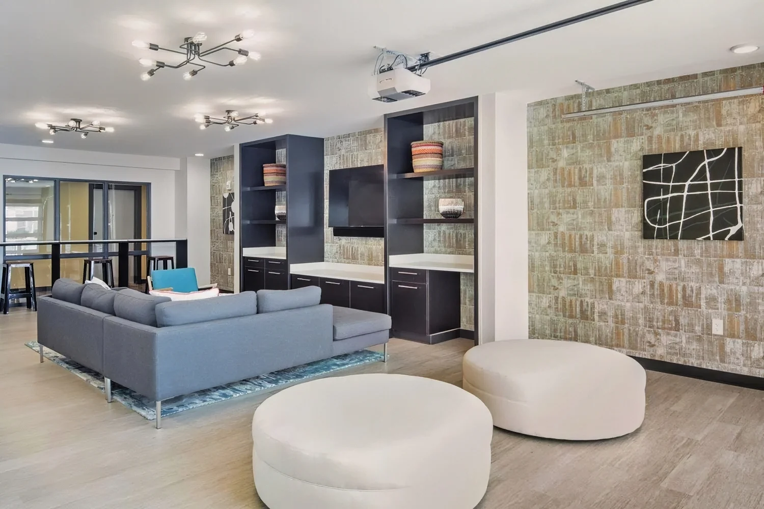 Acoustic Treatment Wall Blokker Membrane on Wood Studs Evolve Student Apartments
