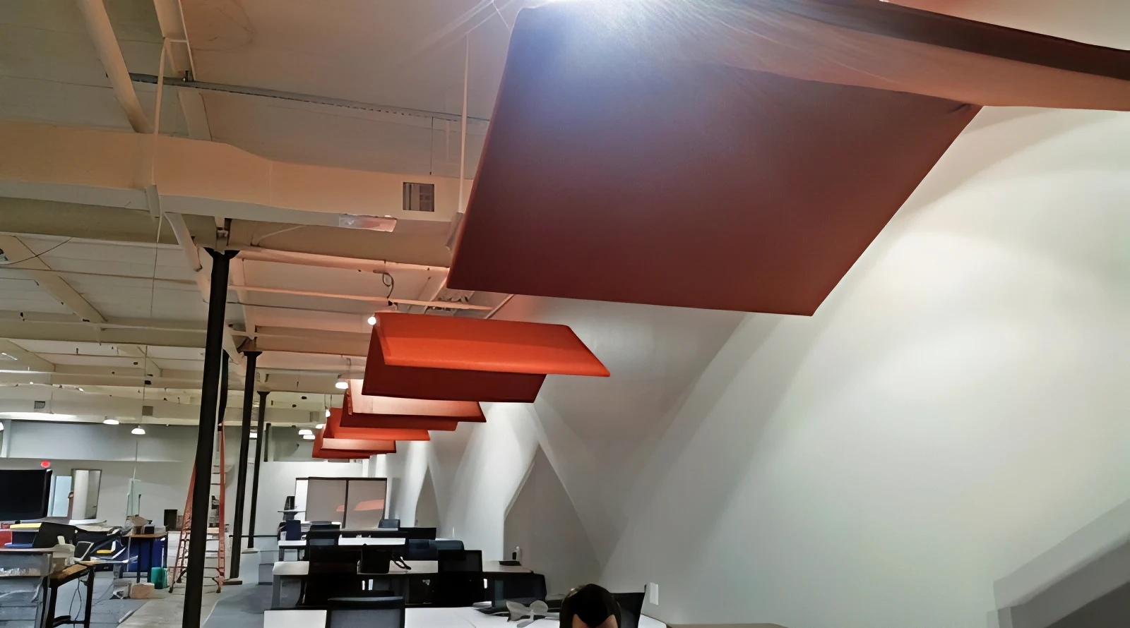 Multi-Zone Office Soundproofing SOFWERX Warehouse-to-Office Conversion