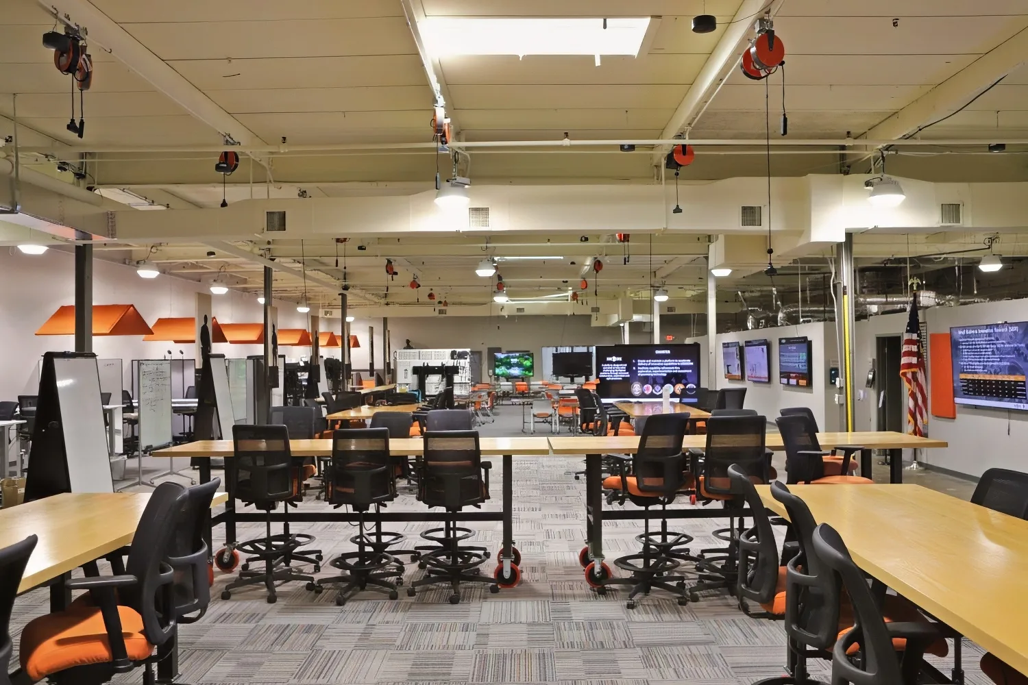 SOFWERX Auditorium Panels Machine Shop Sound Isolation