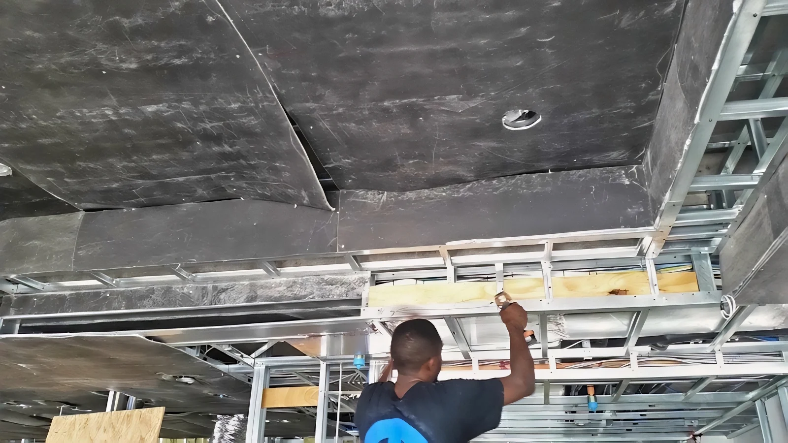 Hyatt Clearwater Penthouse Membrane Install Continuous Through Soffit Faces