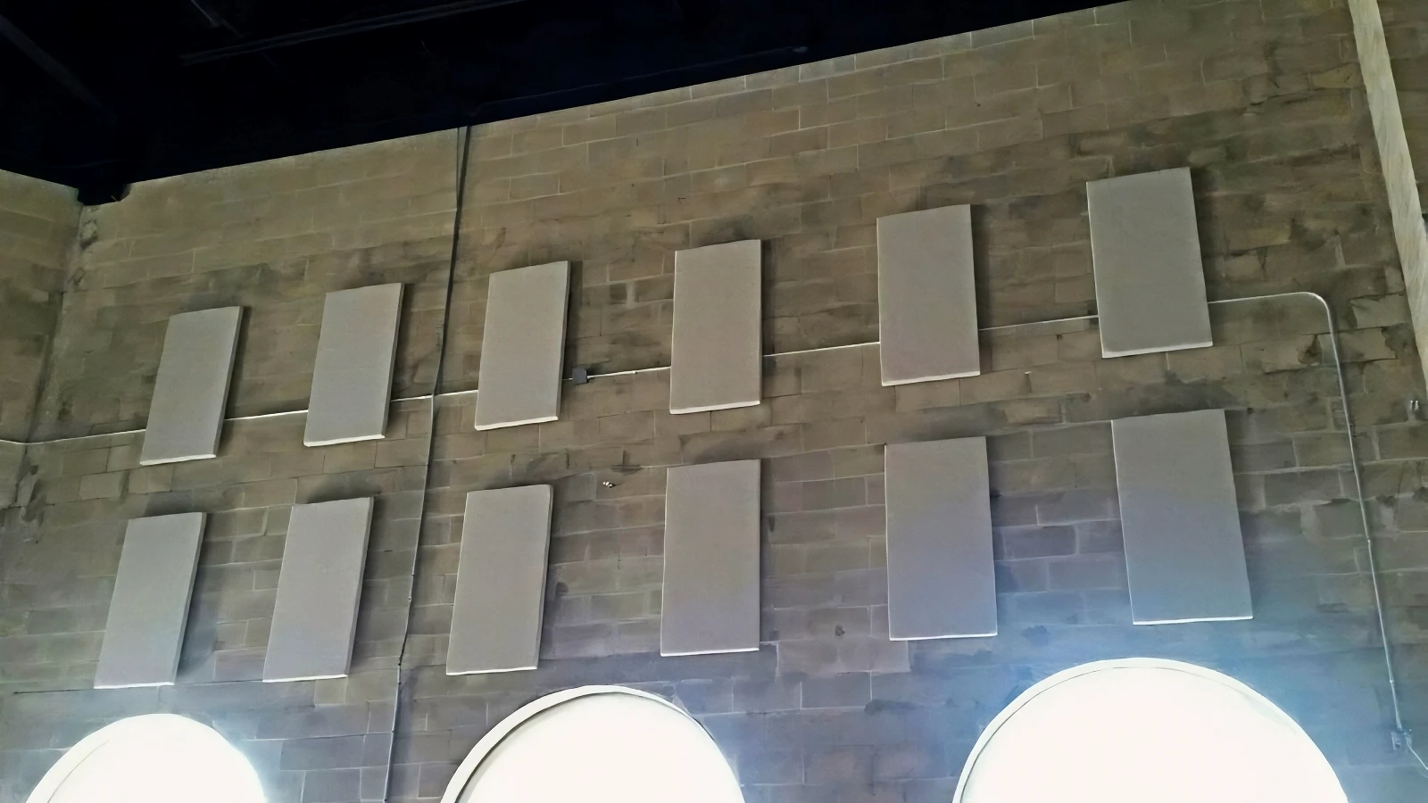 Naples Flatbread Live Music Restaurant Acoustic Treatment Wall and Ceiling Panel Install