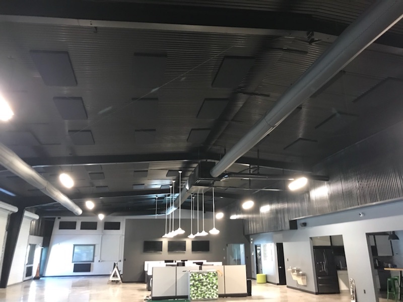 Absorption Panels on Ceiling GrabAds