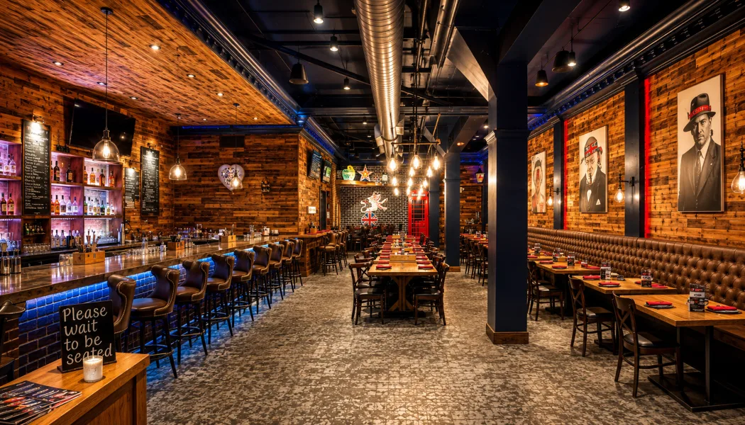 Restaurant Acoustic Ceiling Panels British Pub Case Study