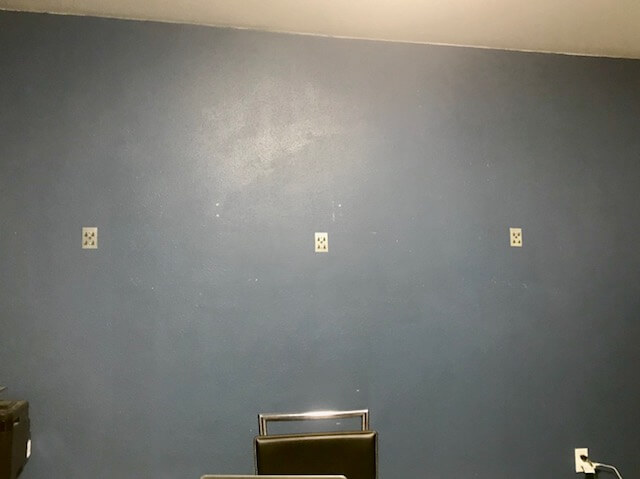 sound absorption in a room