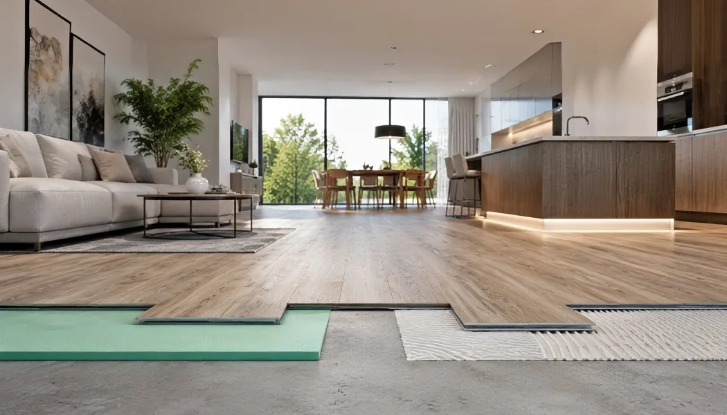LVT Soundproofing Underlayment Floating vs Glue-Down Installation