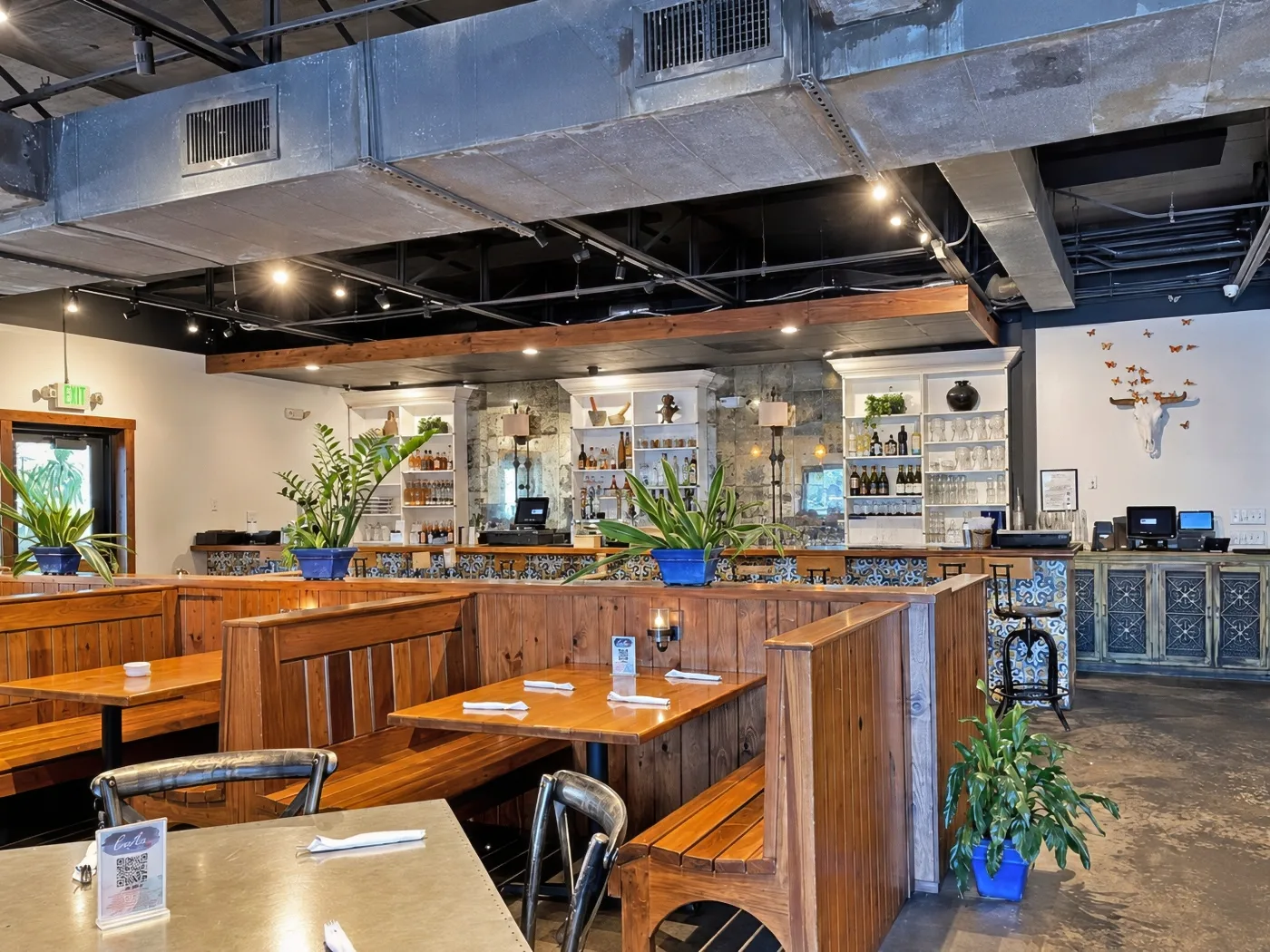 Mekenita Cantina Acoustic Ceiling Cloud Speech Intelligibility Restoration
