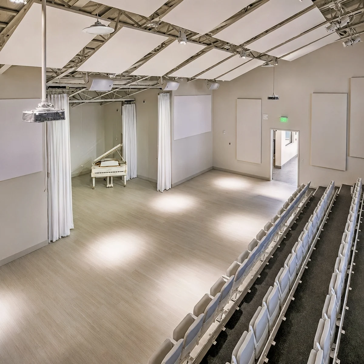 Custom-Manufactured Acoustic Panels for St. Paul's School Theater