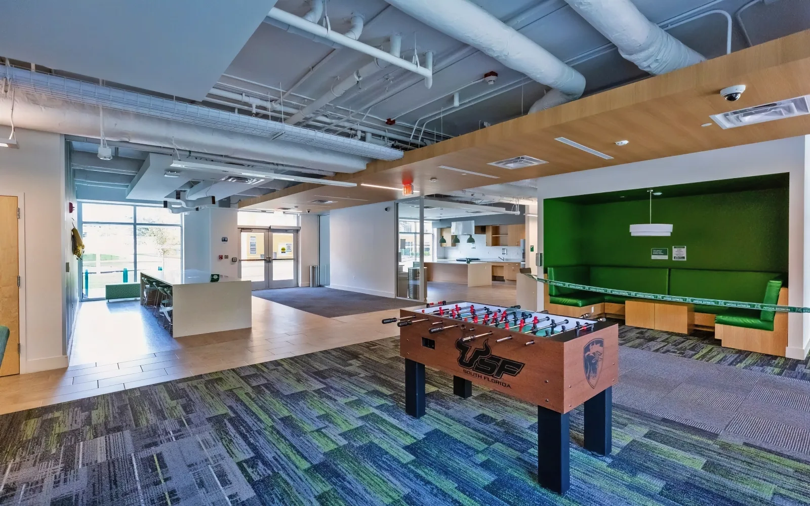 Acoustic Panels with Impaling Clip Mounting for USF Classroom Spaces