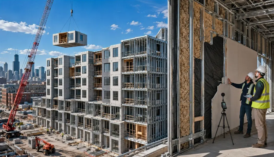 Soundproofing for Developers Modular Construction STC Lab Testing