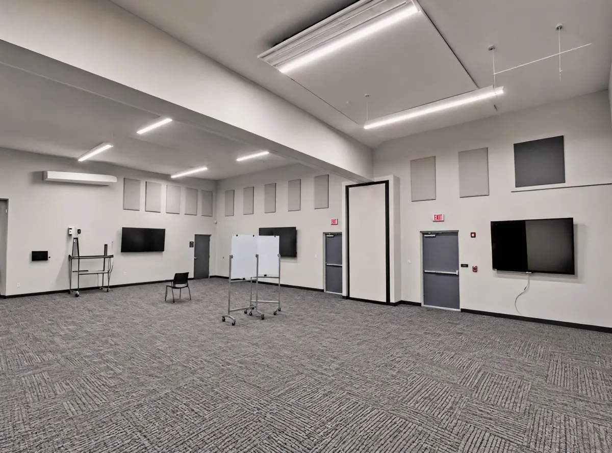 Wall-Mounted Acoustic Panels in the Pinellas Park Public Works Auditorium