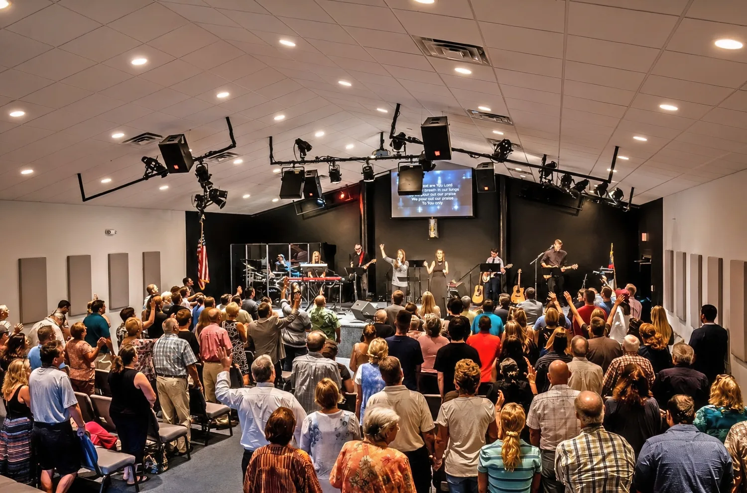 Westcoast Church Reduce RT60 to Worship Range of 1.1 to 1.3