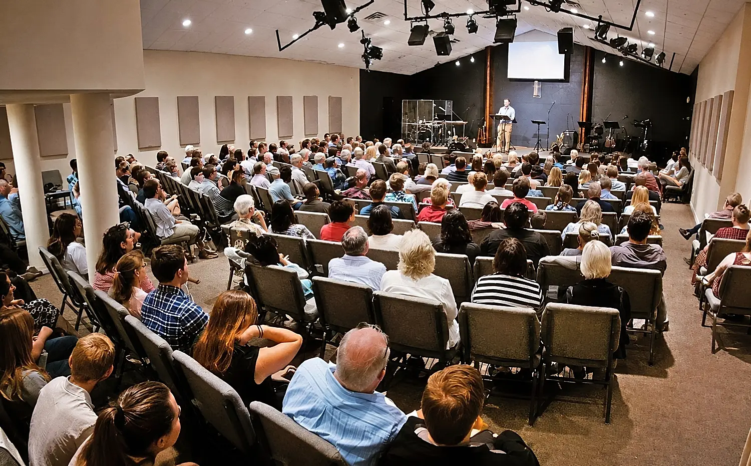 Westcoast Church Worship Center Sanctuary Reverberation Control