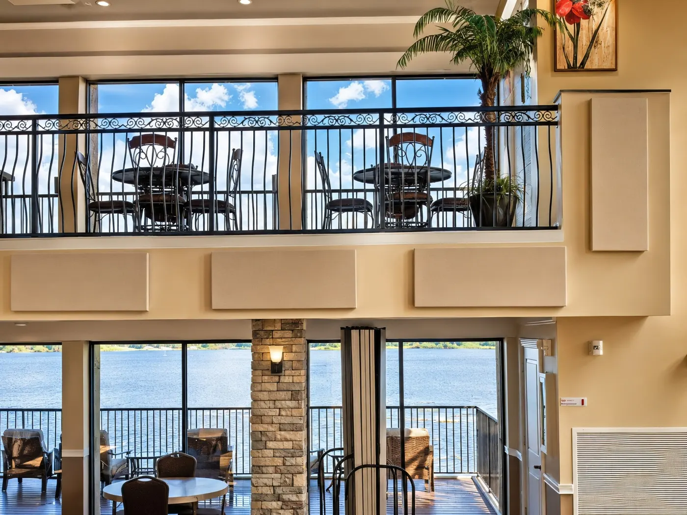 Panels Oriented Horizontal and Vertical to Fit the Clubhouse Contour, Country Club of Ocala