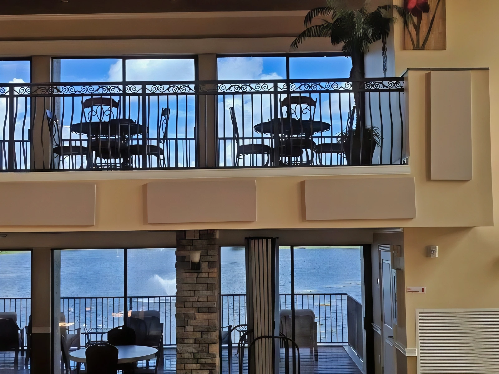 Panels Oriented as Horizontal & Vertical to Best Fit the Clubhouse Contour