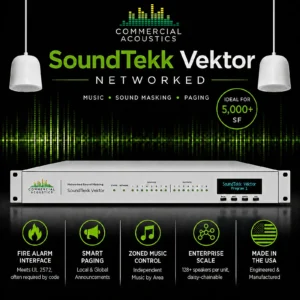 Networked Sound Masking | SoundTekk Vektor