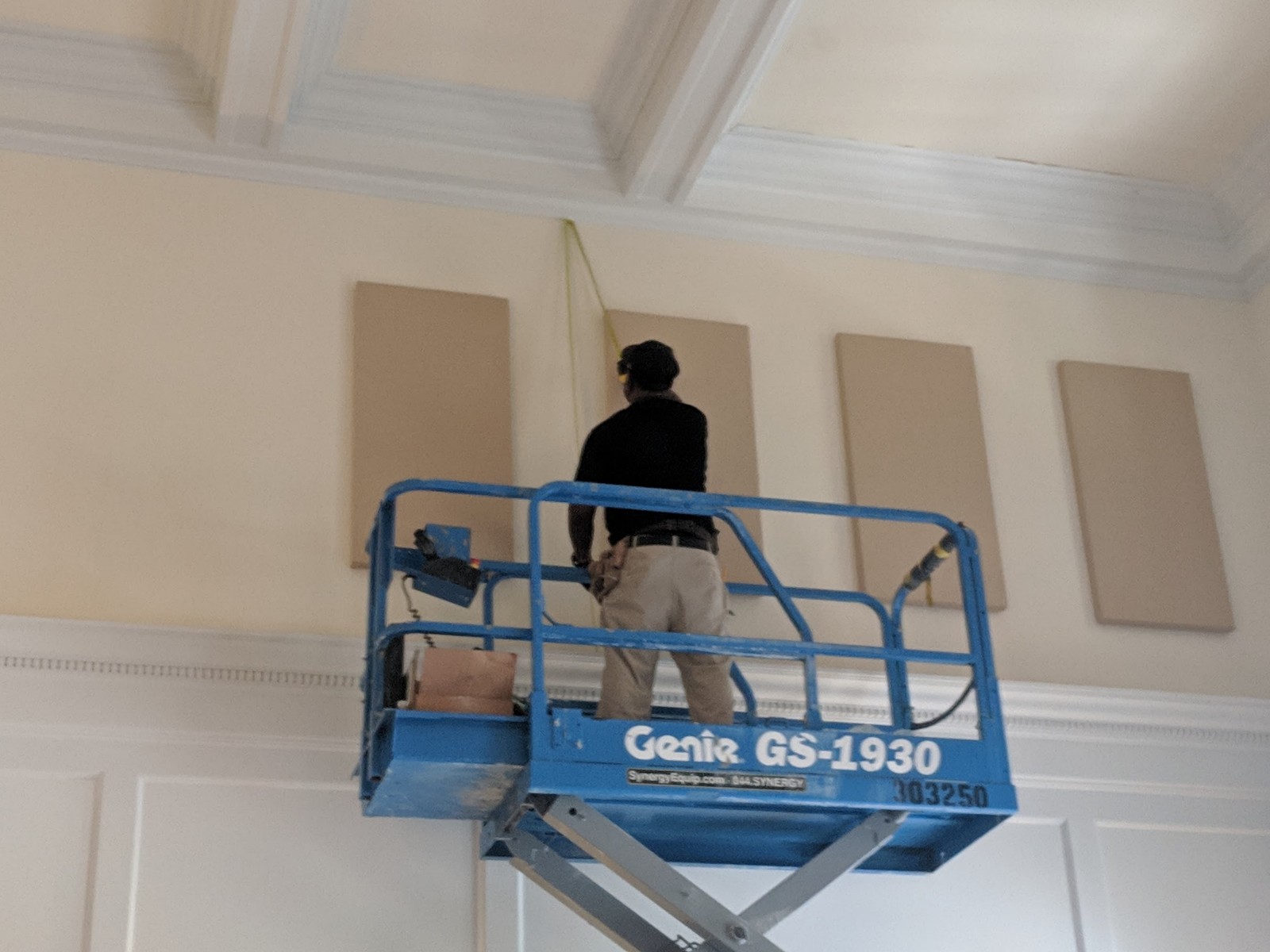 acoustic panel installation