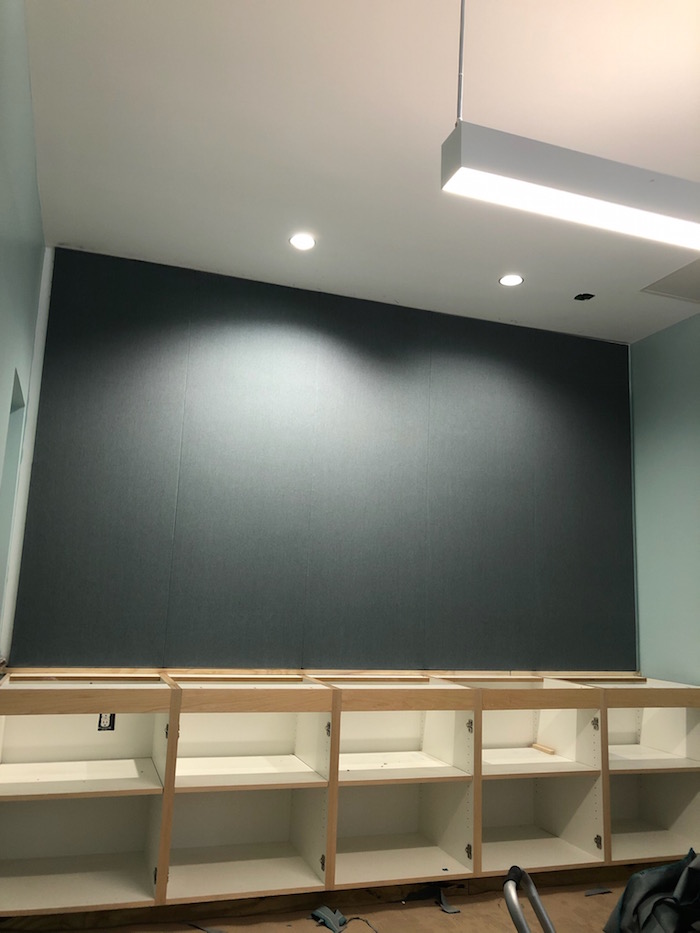 acoustic fabric wall