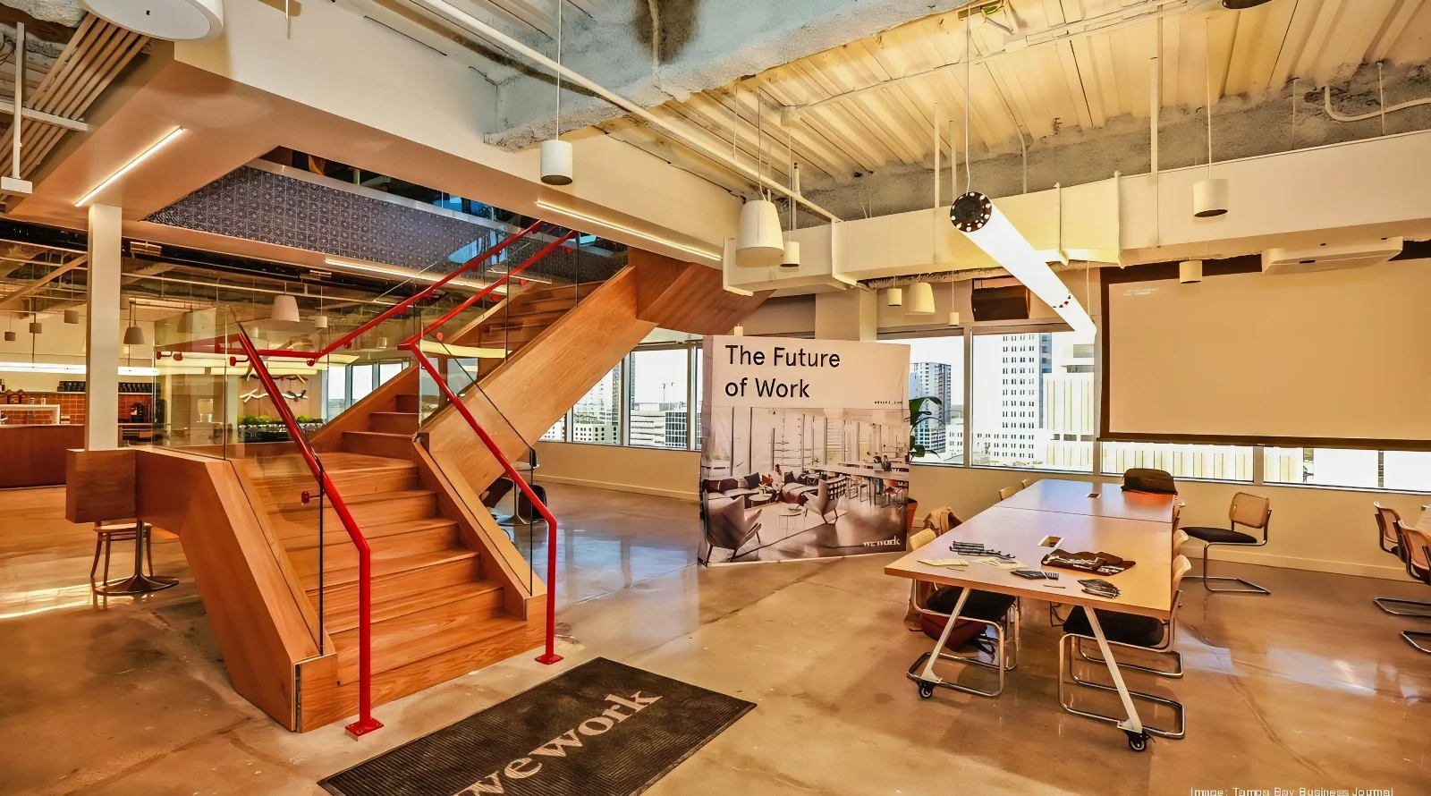 Acoustic Panels Match WeWork Tampa Modern Aesthetic