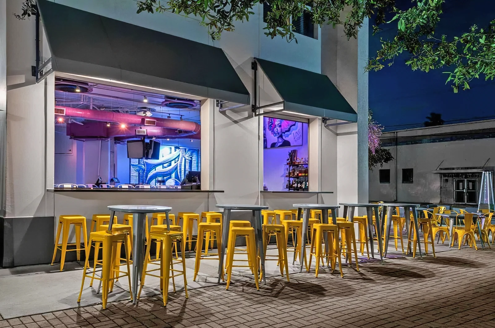 Stretched Fabric System for LaLa Sangria Acoustic Treatment