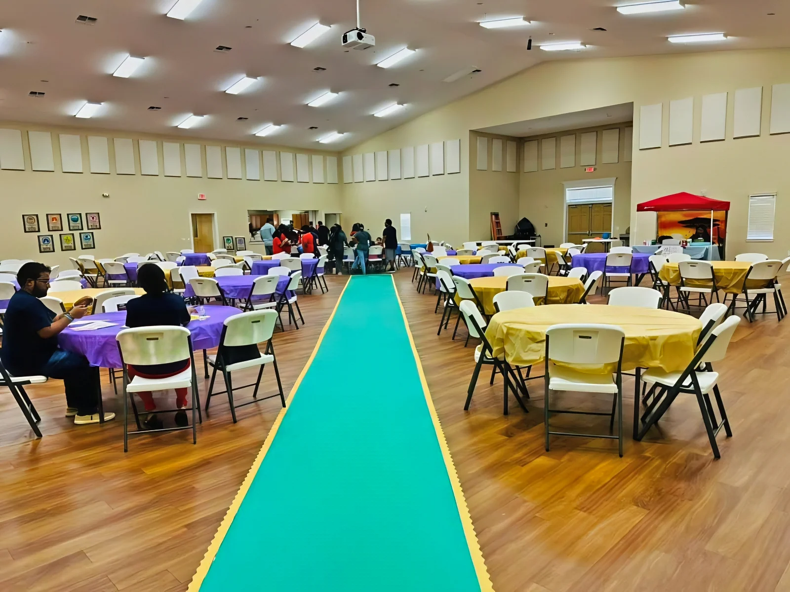 Fellowship Hall Acoustic Panels Install Ebenezer Church