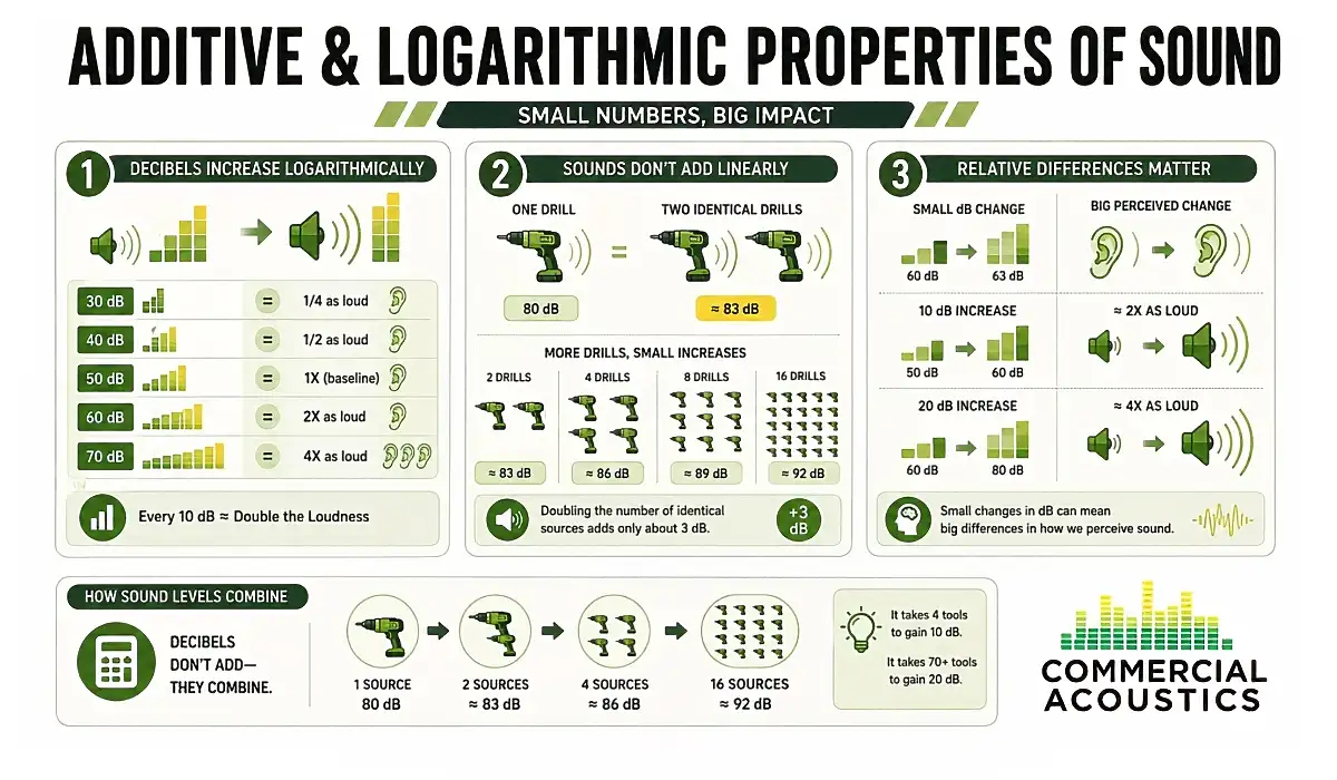 The Science Behind Logarithmic Sound Levels