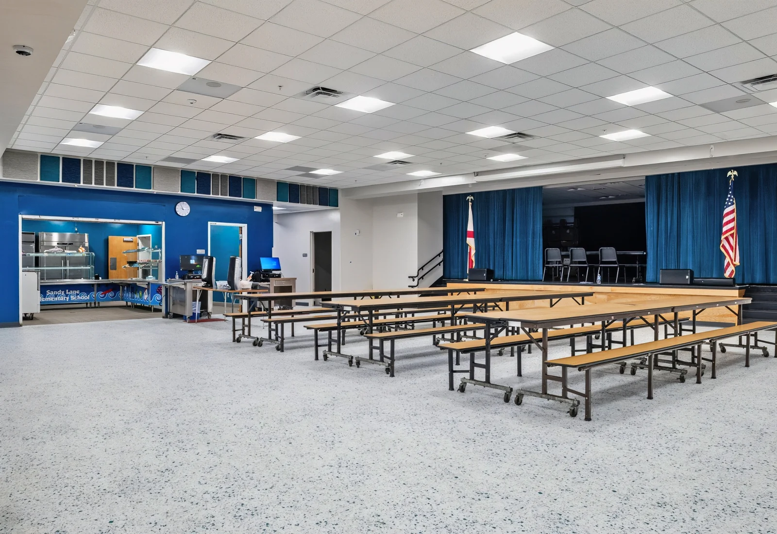 Stretched Fabric Wall Elevate Sandy Lane Acoustic Environment