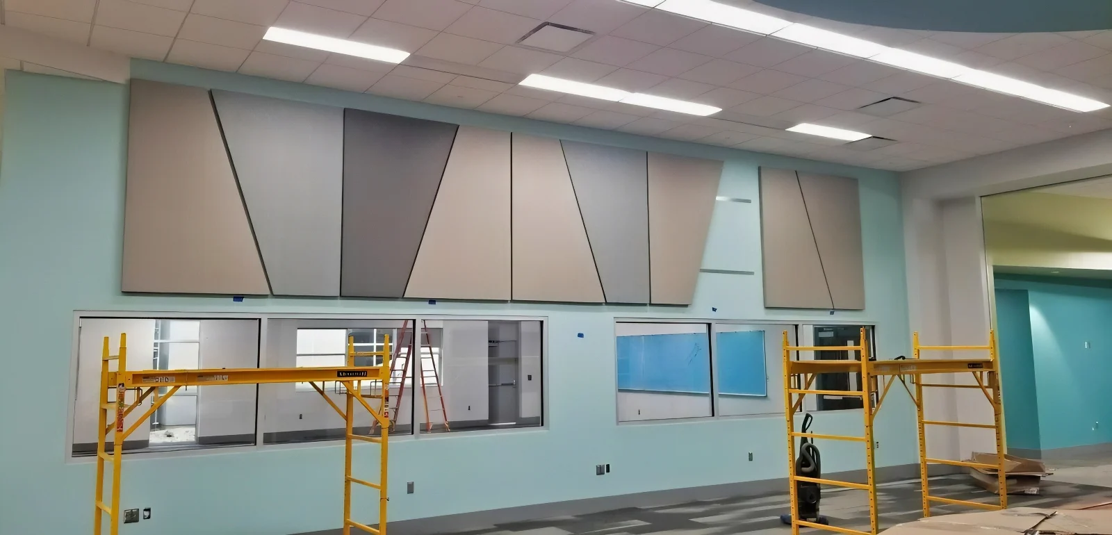 St. Johns River Custom Acoustic Panels Install