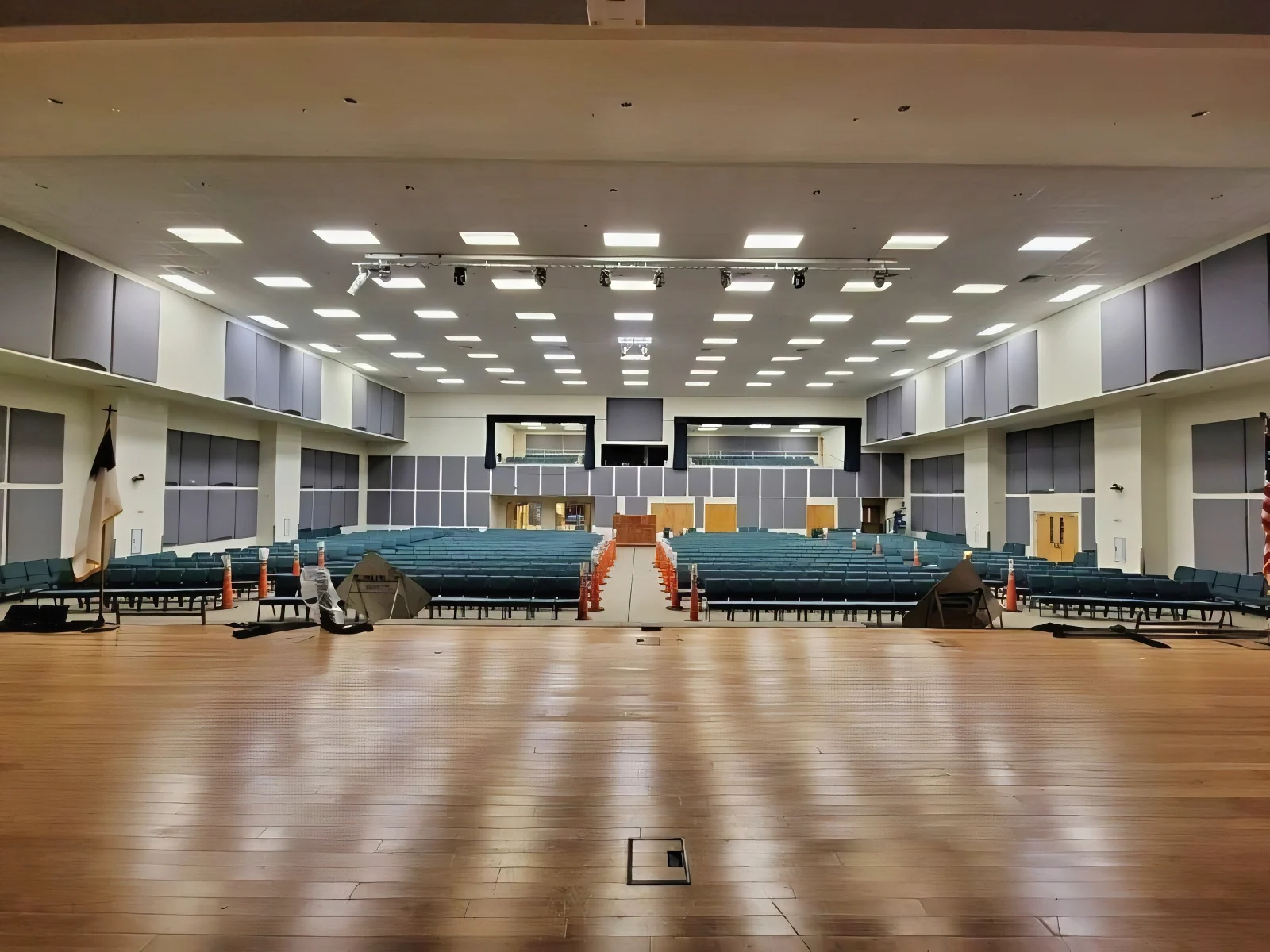 Turning Point at Calvary Fabric Replacement for Aging Acoustic Panels