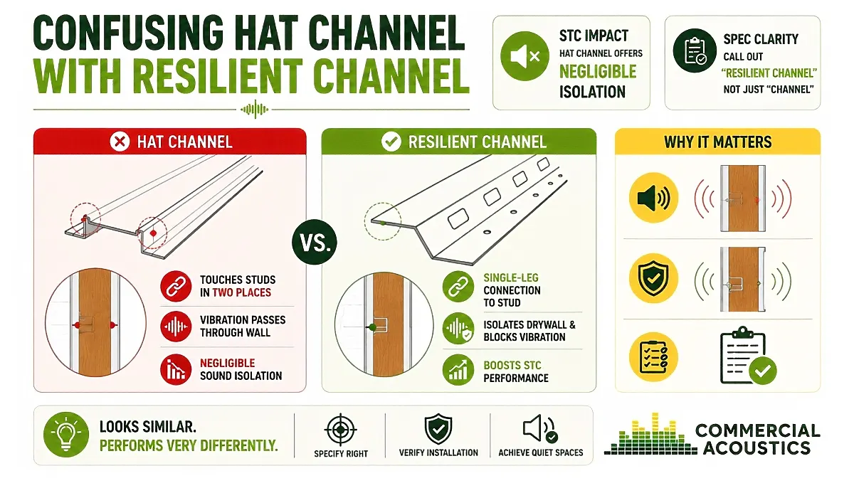 Correct Channel Selection Protects Acoustic Performance
