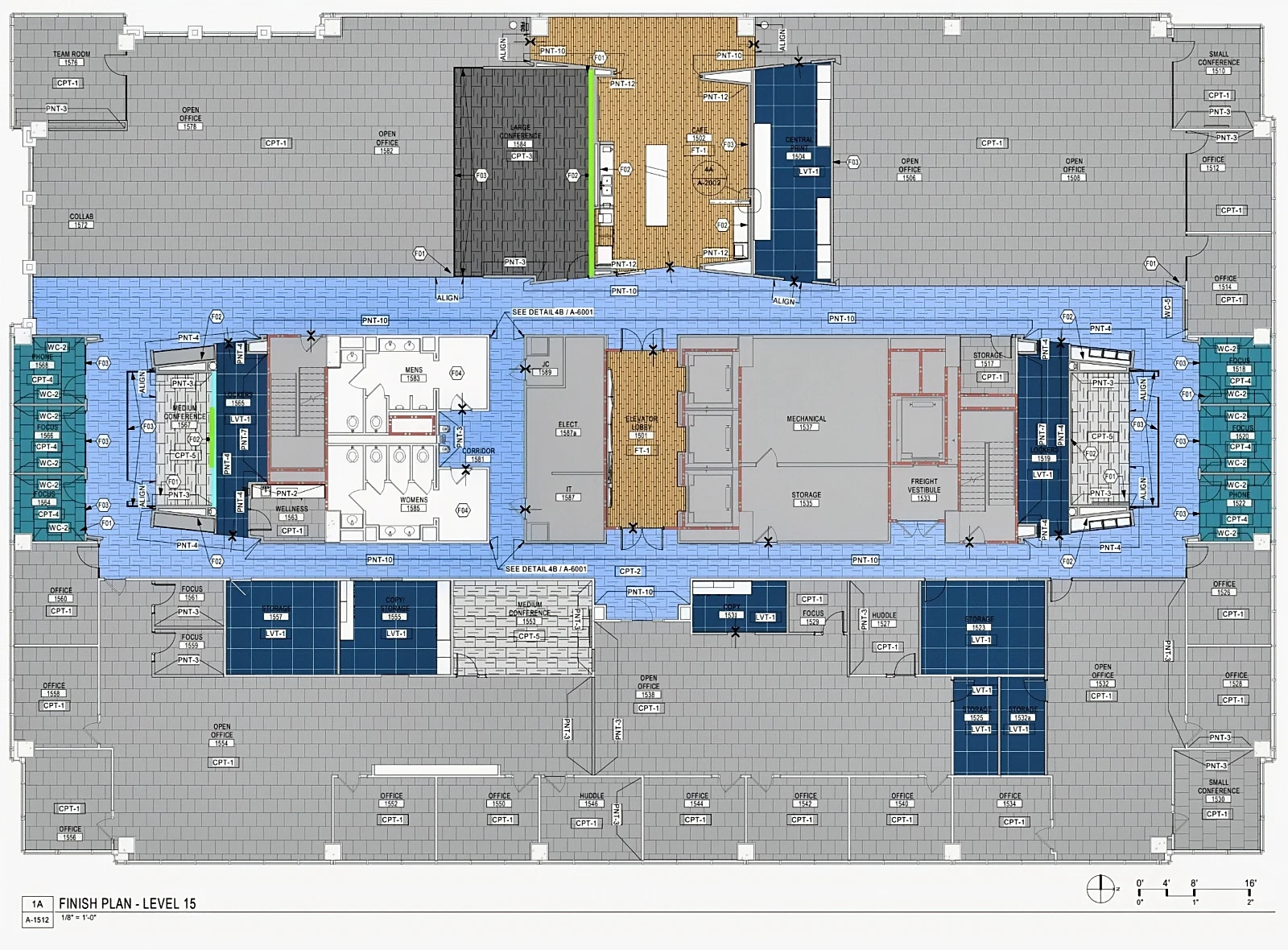 Duke Energy 15th Floor - Finish Plan