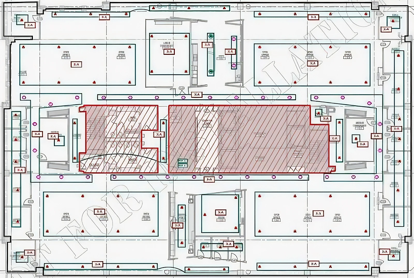 Duke Energy Sound Masking Layout
