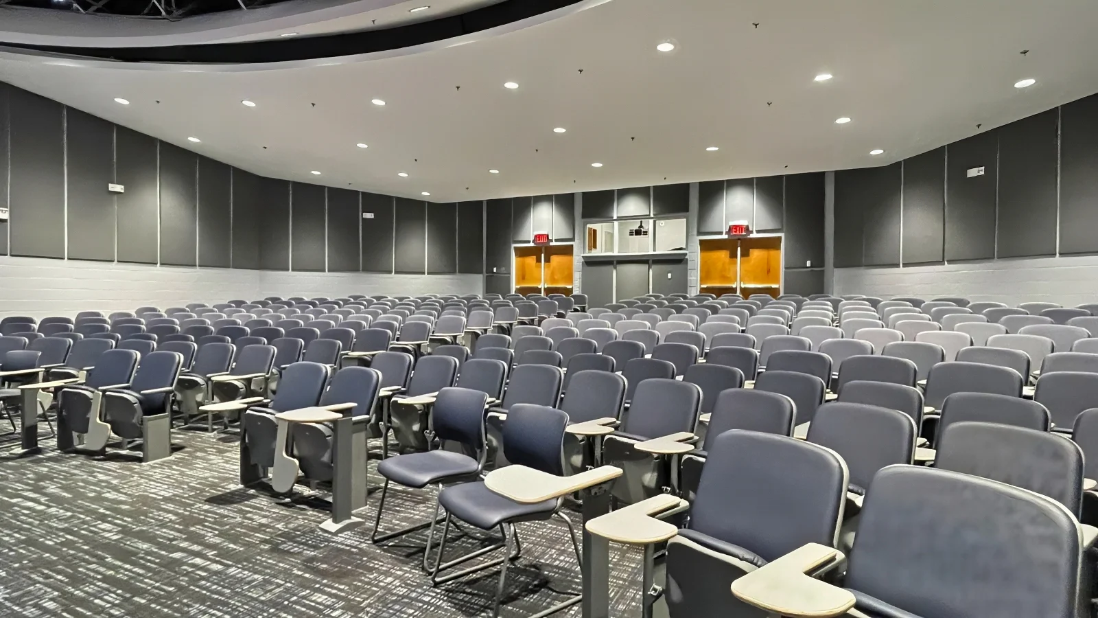 GSU Auditorium Stretched Fabric Wall Soundproofing