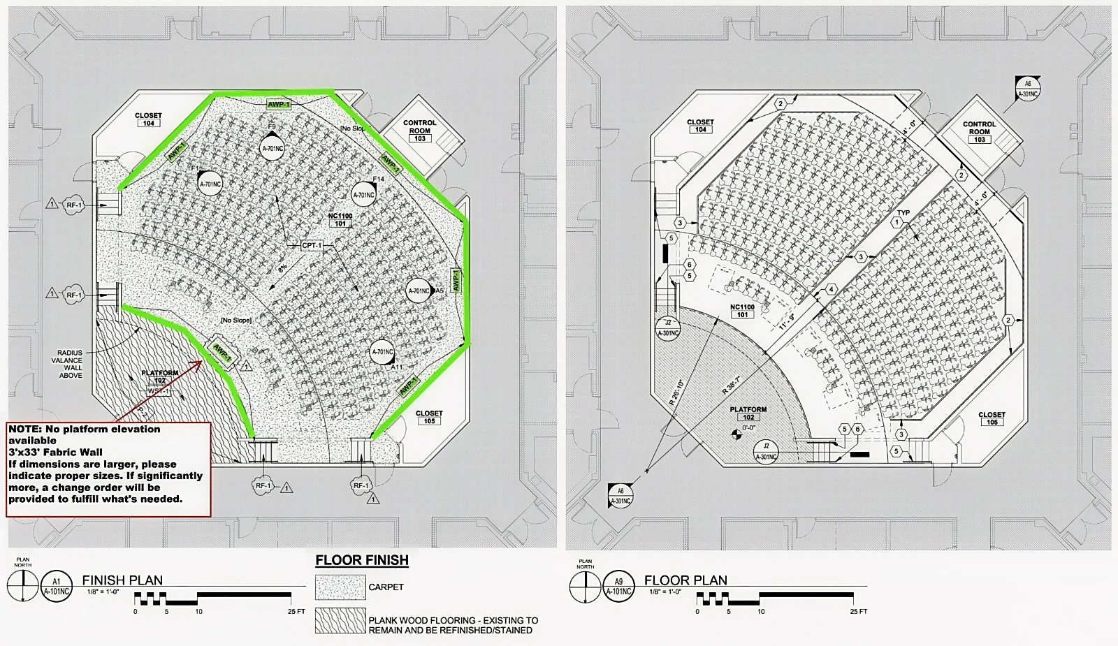 Georgia State - Acoustic Finish Plan Auditorium