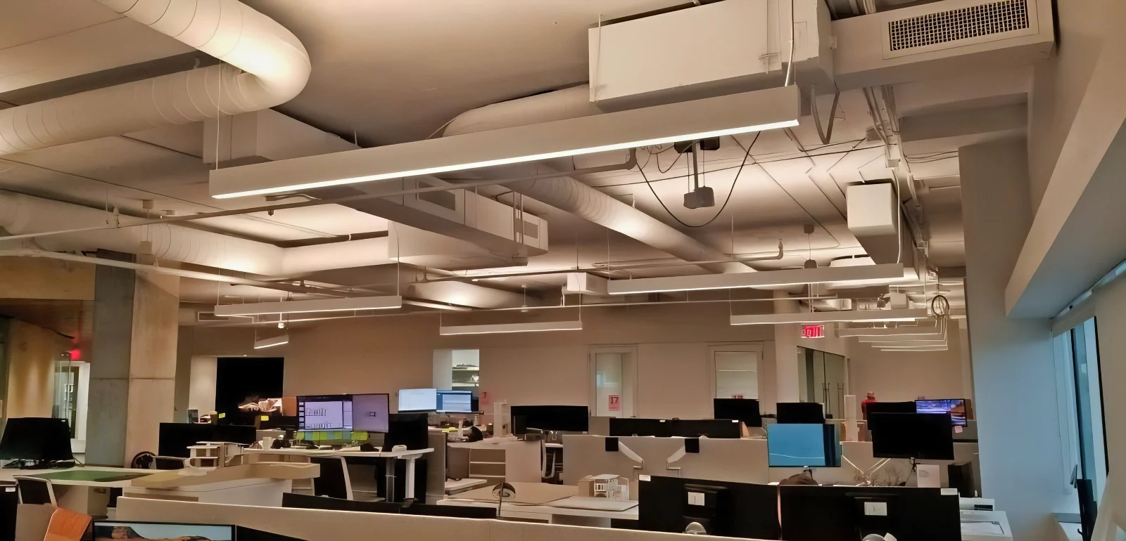 Architect Office Stretched Fabric Wall