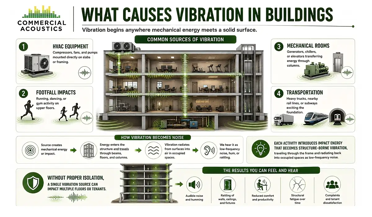 Major Causes of Structure-Borne Vibration