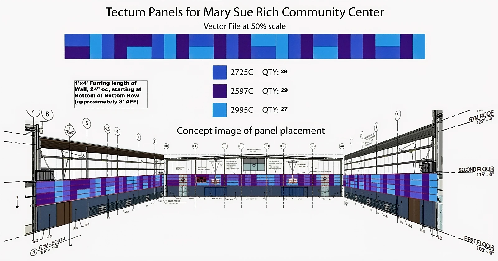 Tectum Panels - Mary Sue Rich Community Center