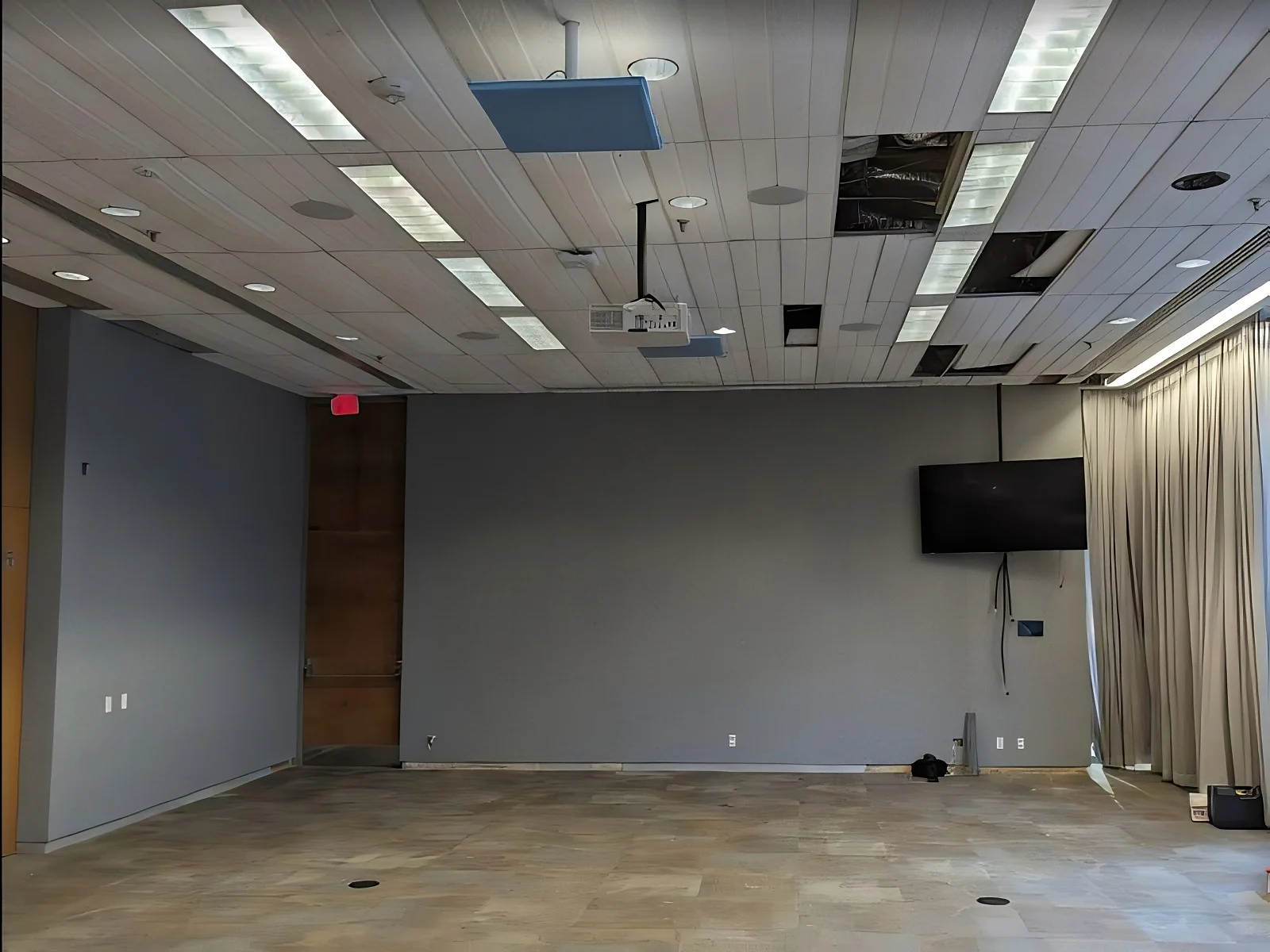 Install of the Stretched Fabric Wall in the TECO Boardroom