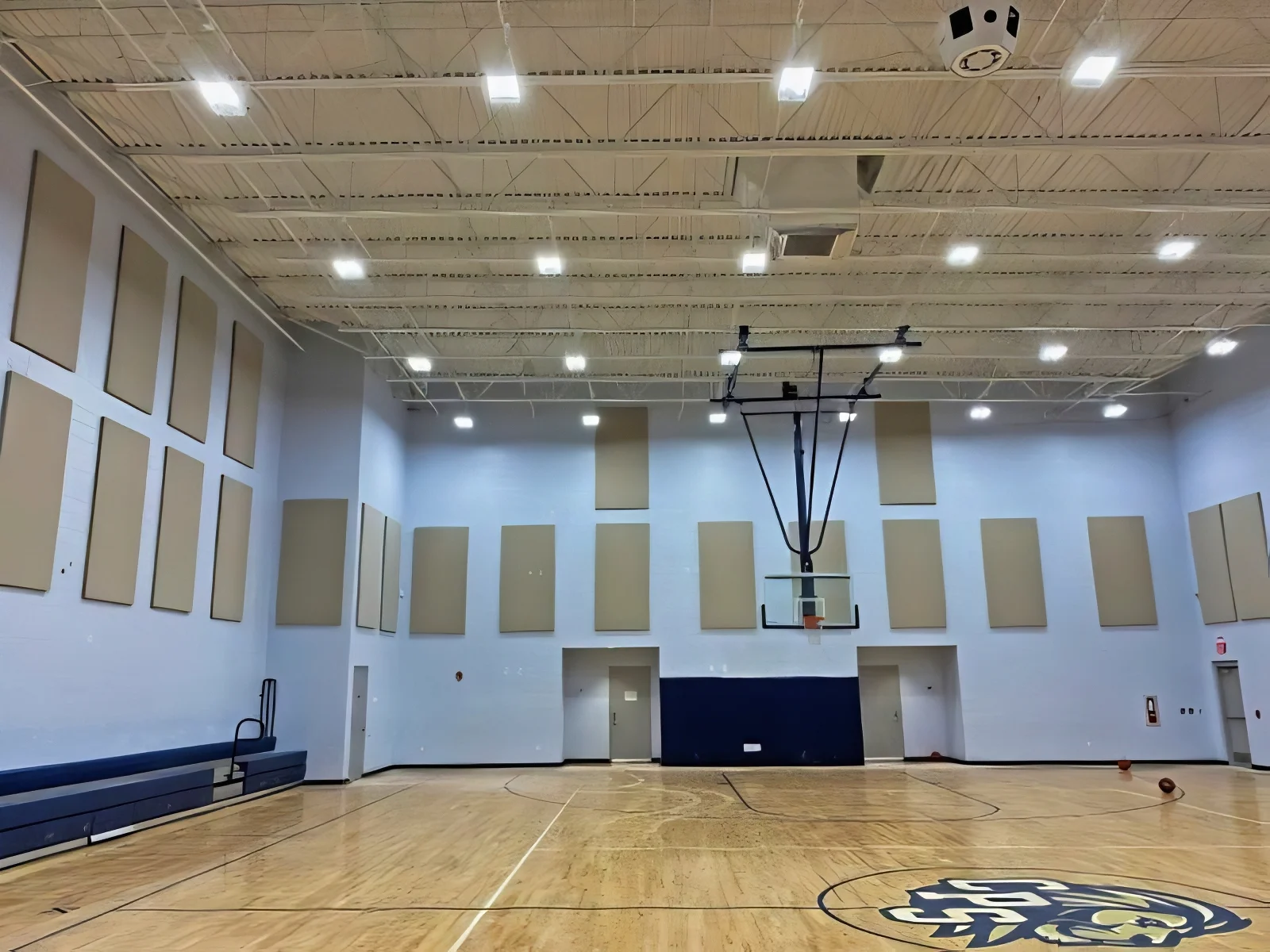 Acoustic Panels Install in Gymnasium