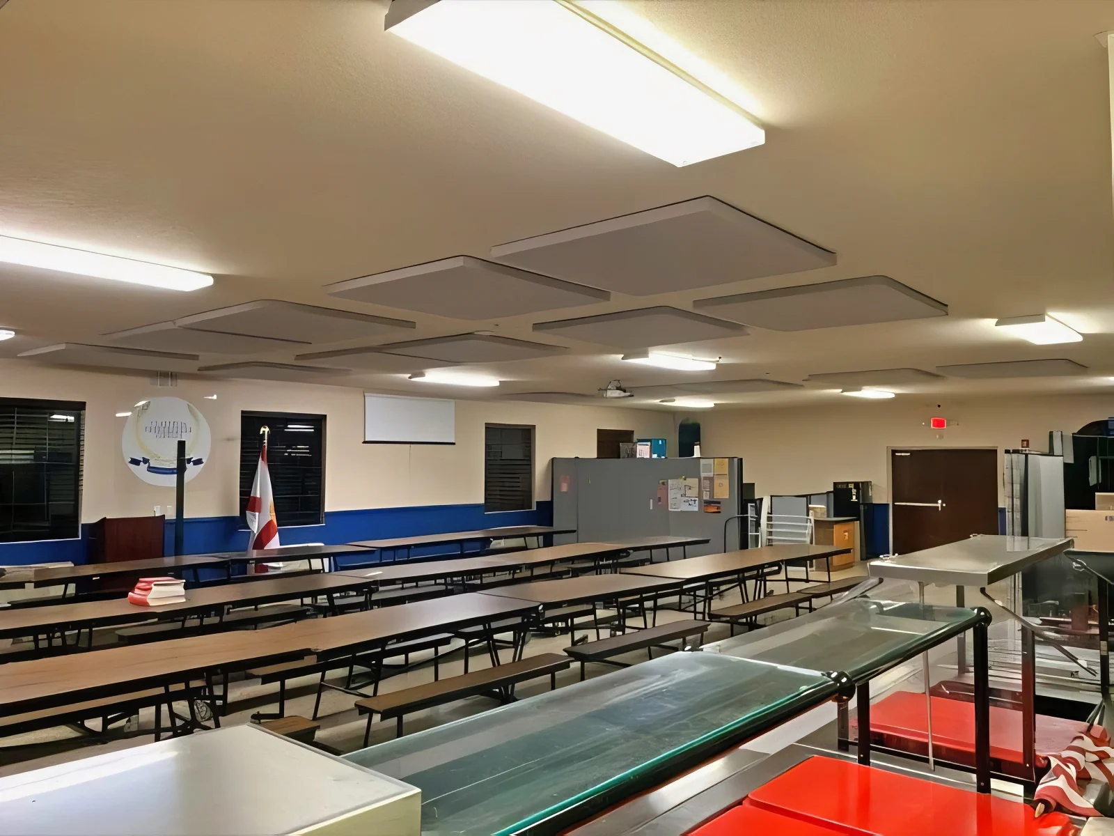 Direct-Mount Ceiling Panels for School Common Areas