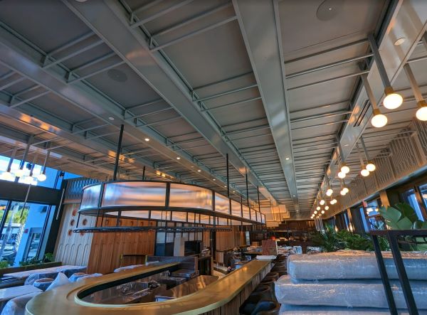 restaurant acoustics ceiling panels