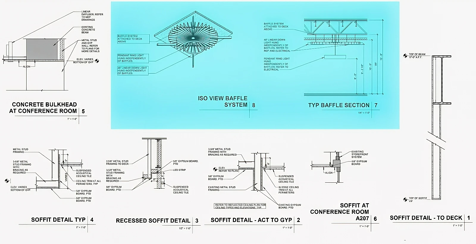 Capstan Financial - Reflected Ceiling Plan Details